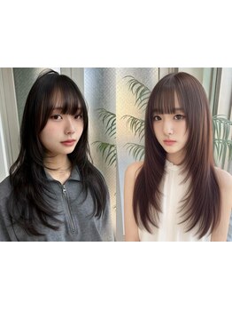 【錦糸町駅30秒★22時迄】韓国ヘア×小顔見せ抜群◎朝3分で可愛いが完成する再現性No.1レイヤーカット♪