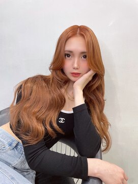 ラピス 渋谷本店(Lapis) オレンジブラウン/シールエクステ