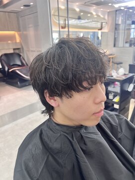 ロンドシエル 横浜(Lond ciel) men's/波巻きツイストスパイラル/フェザーパーマ/サーフカール