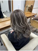 ハイライトカラー　ホワイトハイライト