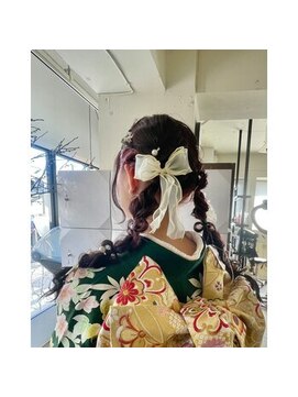 アイフィールカルム(i feel calm) 着物でも可愛いヘアアレンジ
