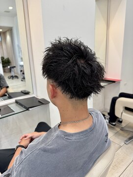 ロンド ラマ 岐阜(Lond bla-ma) 刈り上げショート×ツイストピンパーマ【Lond伊藤メンズ】