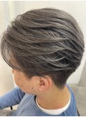 透明感アッシュグレー