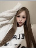 ミルクティーベージュ/ブラウン/シールエクステ/髪質改善/北谷