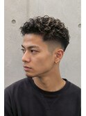 マレットヘアスペインカールフェザーパーマツイスト
