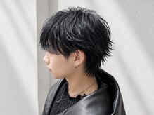 メンズサロンCO：Aメンズカット/メンズパーマ/眉毛/ハイライト【7/31OPEN（予定）】の雰囲気（ほつれ感フェザーパーマほつれ感のある毛流れで色気と抜け感を）