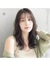 【低ダメージの薬剤でしっかりかかる】カット＋ホットパーマ