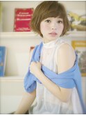 [Taylor] ゆるふわボブx透け感イエローブラウン