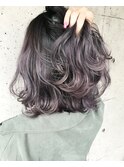 【bacio】ラベンダーバレイヤージュ  外国人風