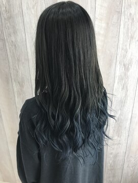 シエル 立川店(CIEL) 【CIEL原田】アディクシーカラー×バイグラデーション×ネイビー