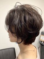 ヘアーサロン ラシア(hair salon Lasia) 《Lasia》大人 小顔かわいいひし形ショートボブ【ボブパーマ】