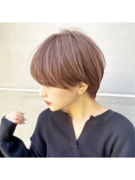 ラナ 渋谷(Lana) 【Chill】かわいい季節のピンクベージュクールショートボブルフ
