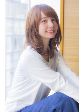 ラフ フロム ガーデン(Laf from GARDEN) 寺尾拓巳 大人かわいいラベージュくびれヘアミディアムボブ