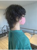 大人のカーリーマッシュウルフ