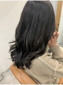 艶カラー!ブルーブラック♪
