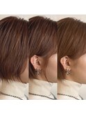 ［なんば］耳掛けショート/マッシュ/くびれショート