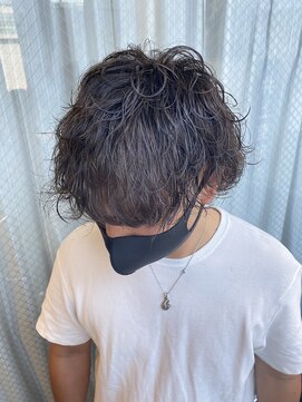 ハレケメリディッシュ(HAREKE meridish) 波巻きパーマ×オリーブベージュカラー