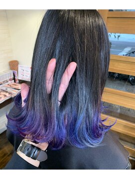 ボアップ 新居浜店(boappu) #カラー#裾カラー#ブリーチ