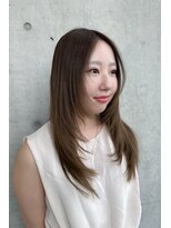 ムオン 大橋(muon)&nbsp;センターパート・レイヤーストレート