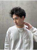 大流行!!スパイキーショート×ランダムパーマ