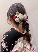 成人式ヘアセット☆宮原1/31