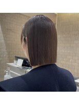 ネオリーブギンザ 銀座店(Neolive GINZA)&nbsp;グレージュ×切りっぱなしボブ