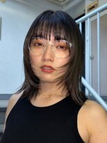 ノイ(noi) 顔周りレイヤーカットくびれヘアミルクティーベージュカラー