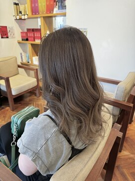 アンソル オブ リシェール(N'SOL of RICHAIR) 前髪/アンブレラカラー/こなれミディ/イメチェン/ウェーブパーマ