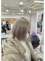 プライズ 成増店(prize)&nbsp;ミルクティーベージュグレージュダブルカラー成増