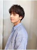 メンズマッシュニュアンスパーマアッシュカラー☆横浜