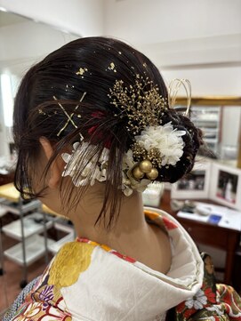 ルシエル バイ カトレアグループ(Le Ciel) 成人式ヘアセット、ロング、卒業式、着物、和風、お呼ばれヘア