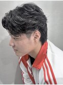 フェザーパーマ/メンズパーマ/刈り上げ/襟足あり/八王子/岩名