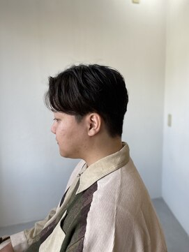 メンズカット バイ ソイクフ(メンズカット by SOY-KUFU) 20代30代40代◎刈り上げニュアンスパーマスタイル