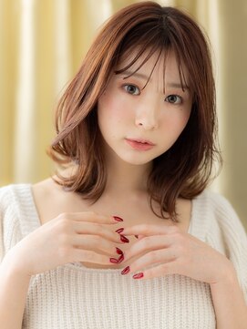 カバーヘア ブリス 上尾西口店(COVER HAIR bliss) 大人かわいい小顔くびれミディアムウルフカットZ上尾20代30代