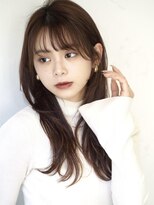 コンティロミー(CONTI ROMMY.)&nbsp;大人可愛い/小顔/サイドバング/髪質改善/マロンベージュ