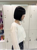【OceanHair＆Life田中愛梨】切りっぱなしボブ/黒髪ボブ