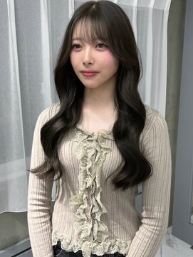 スウィープ(sweep) オリーブブラウン/ワンカラー/透明感カラー/韓国/天神