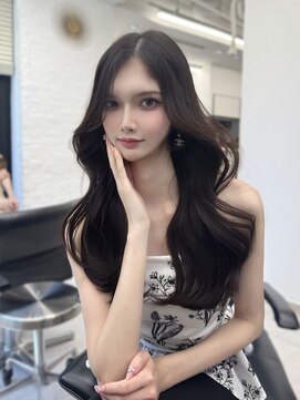 アマトウキョウ 表参道(AMA TOKYO) レイヤーカット 韓国ヘア ミルクティー 高島大登