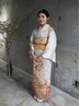 着物シーズン　訪問着着付け＋ヘアセット　　11000円