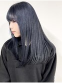 ［Re Charme/近藤恭輔］ブリーチありネイビーカラー