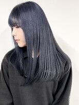 リシャルム 新保店(Re charme)&nbsp;［Re Charme/近藤恭輔］ブリーチありネイビーカラー