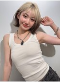 《SOYON》外ハネアレンジのレイヤーボブ