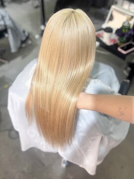 ゲームバイアランスミシー 心斎橋(GAME by Alan Smithee) 【Nagi】ブランドカラー/エクステ/艶髪ハイトーン