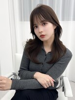 アマトウキョウスマートサロン(AMA TOKYO×Smart Salon) くびれレイヤー/顔まわりカット/レイヤーカット/小顔ヘア