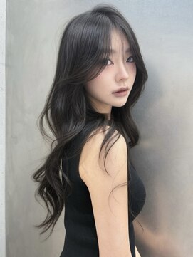 【ワンホンヘア】レイヤーカット×ブルーブラック