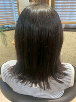 ヘアリゾート粋 トゥジュ 池袋東口店(tujuh)&nbsp;透明感ダークブラウン/ミディアム/レイヤーカット
