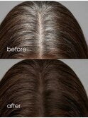 30代40代50代◎白髪染めリタッチカラーミディアムヘア八潮