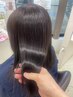 【新規】【人気No.1】自然な髪質改善ストレート（シームレス）＋カット+TR