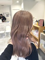 ネオリーブウリ 二子玉川店(Neolive uri) ミディアムヘア暗めカラーデザインカラーフェイスフレーミング