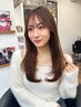 【うねり対策◎】前髪ストレート＋カット￥9500